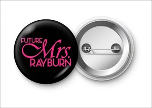 Future Mrs Custom Pinback Button Bachelorette Party Wedding Gift Wife Wifey Life - Picture 1 of 2