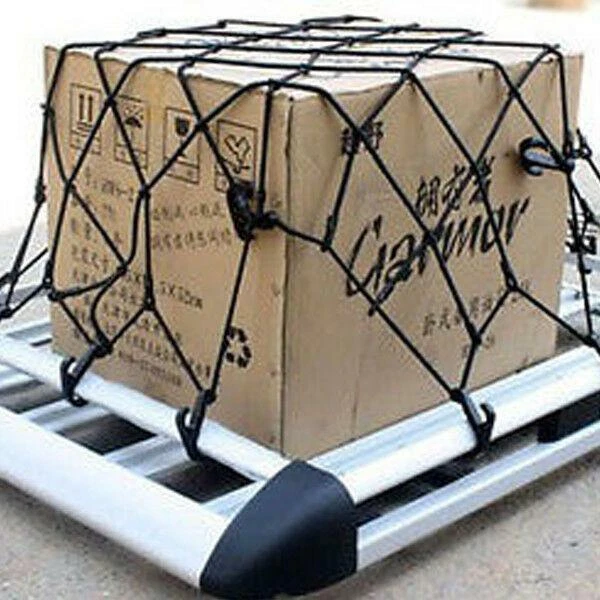 Portaequipajes portaequipajes para techo furgoneta cubierta de carga red cesta exterior elástico  Foto 1 de 1