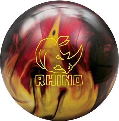 Brunswick Rhino Red/Black/Gold Pearl Bowling Ball
