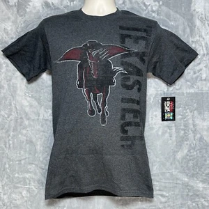 Texas Tech Red Raiders T-Shirt Sz S Gray NWT NOS Press Box Free Shipping - Picture 1 of 10