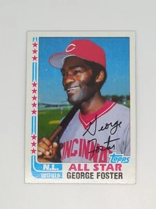 1982 Topps George Foster All Star Baseball Card #342 - Picture 1 of 6