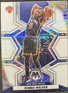 Kemba Walker #83 White Sparkle SSP 2021-22 Panini Mosaic New York Knicks