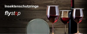 Flystop - Insektenschutzringe 2er Set - keine lästigen Insekten mehr im Getränk - Bild 1 von 2