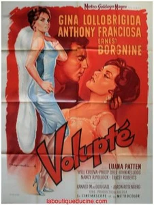 VOLUPTE Go Naked in the World Affiche Cinéma / Movie Poster Gina Lollobrigida - Imagen 1 de 1