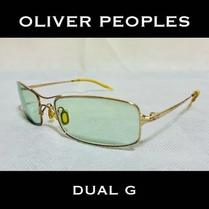 Oliver Peoples Men's Sunglasses Dual 57 17-130 Gold From Japan 125201K Authentic - Picture 1 of 24