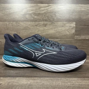 Zapatos para correr Mizuno Wave Inspire 21 azul gris para hombre talla 16 ancho 411492.9W00 EE. UU. - Imagen 1 de 9