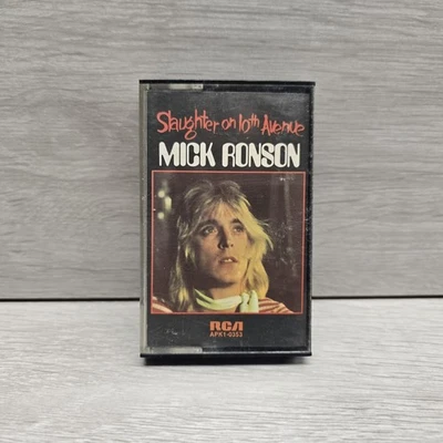 MICK RONSON Slaughter on 10th Avenue Original Cassette Tape Album 1970s POP Rock - Image 1 of 4