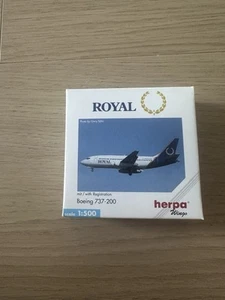 Herpa Royal Boeing 737-200 Scale 1:500 - Picture 1 of 5