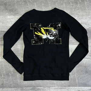 VS PINK x 5th & Ocean Missouri Tigers Cardigan M Sequin Bling Mizzou Logo NCAA - Picture 1 of 9