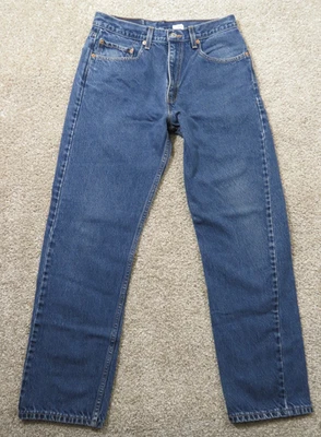 VTG 2002 Men's Blue Levis 505 Jeans Demin pants Reg Fit Straight Leg 30X30 - Image 1 of 4