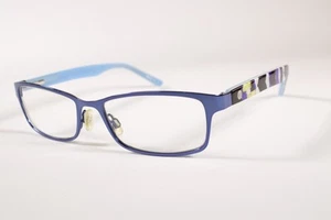 Roxy Eyeglasses 30 Women Blue Full Rim Metal Eyewear Glasses Frames 50 mm - Picture 1 of 4