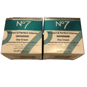 No7 Protect & Perfect Intense Advanced Day Cream Lot Set Face Cream exp 06/24 - Picture 1 of 8
