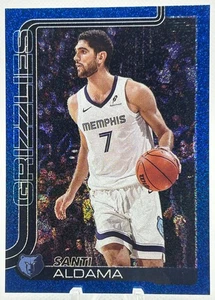 2025-26 Topps Basketball Santi Aldama Blue Sandglitter #187 Memphis Grizzlies - Picture 1 of 2