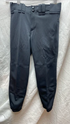 NEW Mizuno Black Softball WOMENS XS Pants Elastic bottom NWT Reinforced Knee - Image 1 of 3