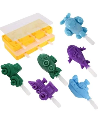 Popsicle Molds for Kids and Toddlers, Silicone Popsicle Molds Bpa Free, NO LID - Изображение 1 из 3