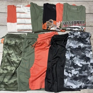 Boys Size L (10-12) Lot Of Clothes For Spring And Summer. NWT! Shirts And Shorts - Picture 1 of 24