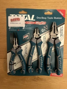 Total Tools 3 PIECE High Leverage Pliers Set with Soft Grip THT2K0301S - Picture 1 of 2