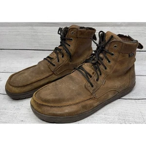 Lems Boulder Waterproof Leather Lace Up Ankle Boots Brown Men's Size 13 - Picture 1 of 7