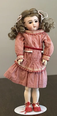 12 1/2" Antique German Bisque Close Mouth Kestner - Image 1 of 4