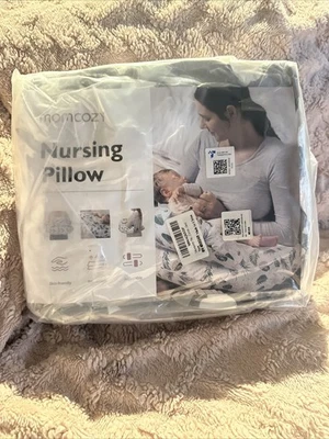 NEW Momcozy Nursing Pillow Original Plus Size Spring Leaves - Image 1 of 4
