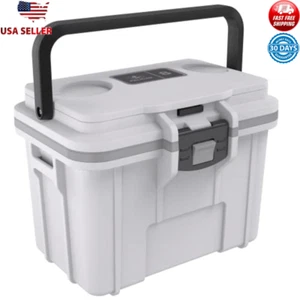 8 Quart Lunch Box Cooler W/ All-Day Cold Retention & Integrated Ice Pack New - Picture 1 of 7
