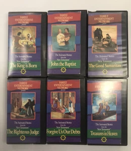 Lot Family Entertainment Network's Animated Stories From The New Testament VHS - Bild 1 von 2