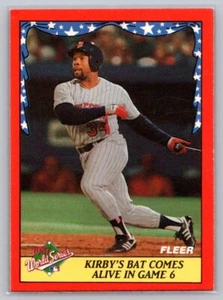 1988 Fleer World Series Kirby's Bat Comes Alive in the Game 6 #8 - Picture 1 of 2