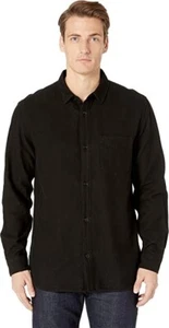 BALDWIN Men's Lupine Button Up Shirt, Black, XS - Picture 1 of 2