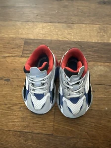 Puma Boys RS-X3 Puzzle Running Sneakers White Blue Red Gray 372359-05 Size 4c - Picture 1 of 7