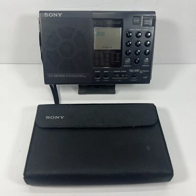 Receptor estéreo de banda mundial SONY ICF-SW7600 LW/MW/SW/FM de colección raro ⚠️LEER⚠️ Foto 1 de 4