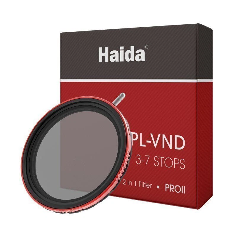 Haida Filter 72mm PROII VND CPL 2in1 (3-7 stop) Variable Filter - Image 1 of 4