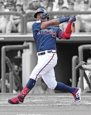 Atlanta Braves RONALD ACUNA JR Glossy 8x10 Spotlight Photo Baseball Poster Print