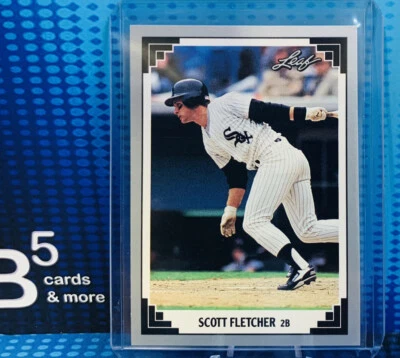 1991 Leaf #306 Scott Fletcher Baseball Card - Image 1 of 2