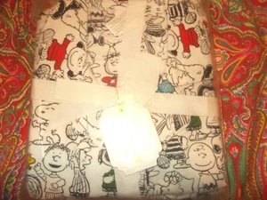 POTTERY BARN TEEN PEANUTS FRIENDS PAJAMA SET, FLANNEL, SMALL ,NEW - Picture 1 of 2