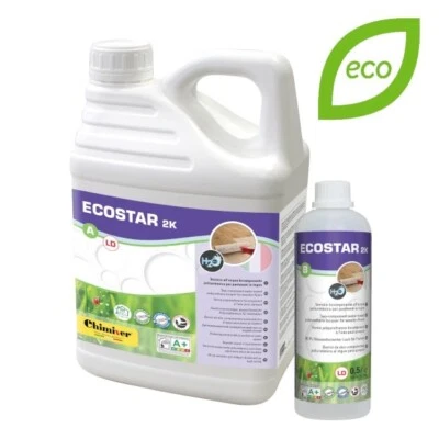 CHIMIVER SPA ECOSTAR 2K Vernice poliuretanica bicomponente all’acqua per parquet (4 VARIANTI)