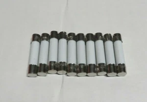 10er-Pack Mikrowelle Keramik Sicherungen, schneller Schlag, 20A, 250V, 6x30 oder 1,25 Zoll Neu - Bild 1 von 2