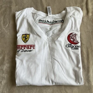Ferrari Cotton T-shirt Women Small Medium - Picture 1 of 14