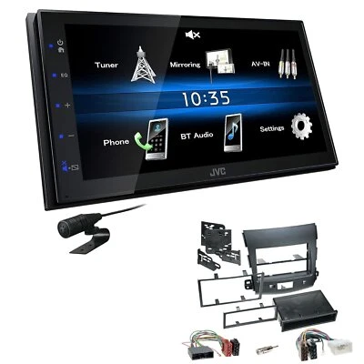 JVC 2 DIN Digital Autoradio Bluetooth USB für Mitsubishi Outlander II 2007-2012 - Bild 1 von 4