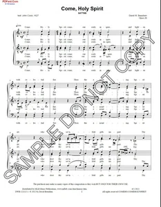 NEW Come, Holy Spirit SATTBB DWB-121115.1 - Picture 1 of 2