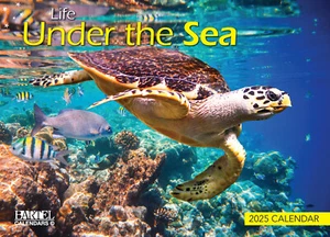 2025 Calendar Prestige Life Under the Sea Wall Bartel CA514 - Picture 1 of 3