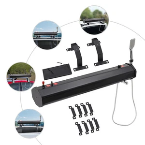 Soporte de techo portátil 30L para aterrizaje ducha todo terreno solar camping techo de coche - Imagen 1 de 23
