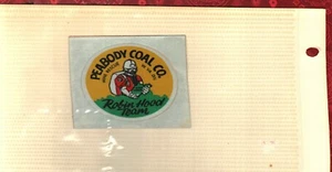 SCHÖNER WV. PEABODY ROBIN HOOD MINE RESCUE KOHLEBERGBAU AUFKLEBER # 1705 - Bild 1 von 2