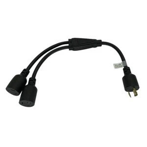 NEMA L7-20P 3-Prong to 2*L720R-A Output Power Cable Cord cUL approval 277V 20A - Picture 1 of 10