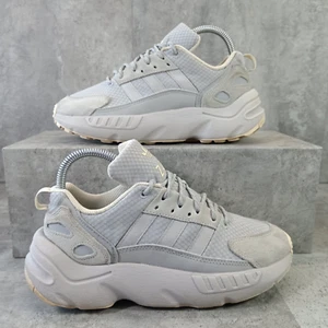 Adidas ZX 22 Boost Mujer Entrenadores Gris Gamuza Talla UK 5 Gimnasio Correr - Imagen 1 de 15