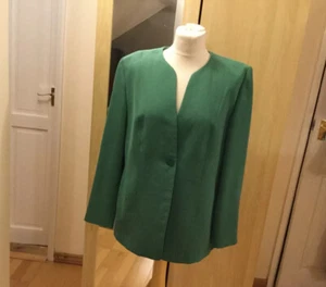 Gerry Webber Green Wool Blend Jacket Size14 - Picture 1 of 4