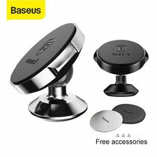 Baseus Dashboard Mount Magnetic Car Phone Holder 360° Rotating Universal Stand