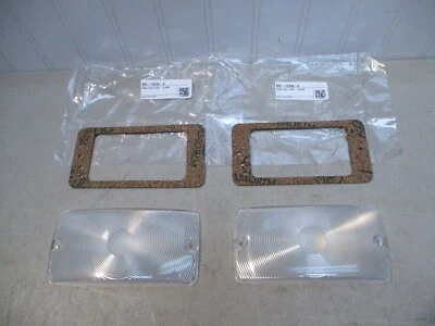 NUEVO FORD BRONCO 1969-1977 LENTES DE LUZ DE ESTACIONAMIENTO TRANSPARENTES CON JUNTAS (PAR) Foto 1 de 4