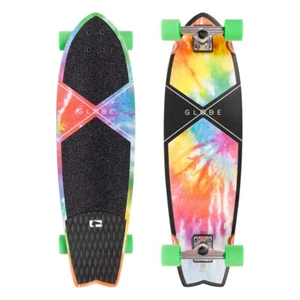 Globe Skateboard Cruiser Complete Chromantic Trippy Tie Dye 9.5" x 33" - Picture 1 of 3