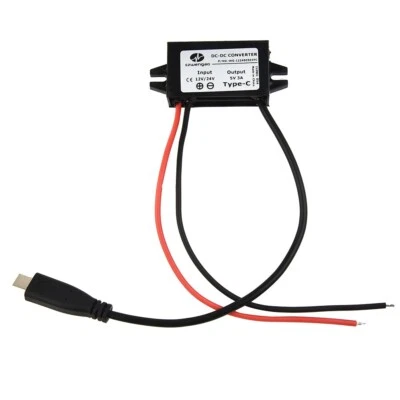 Neue Type C USB Für Smart Charger 12V 24V Abwurf 5V 3A15W Netzteil Konverter - Bild 1 von 4