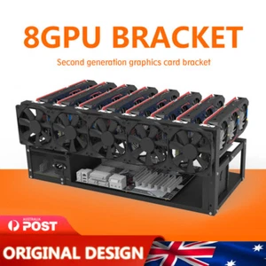 8GPU Open Mining Machine Rig Frame Case Motherboard Bracket ETH/ETC/ZEC Ether - Picture 1 of 16